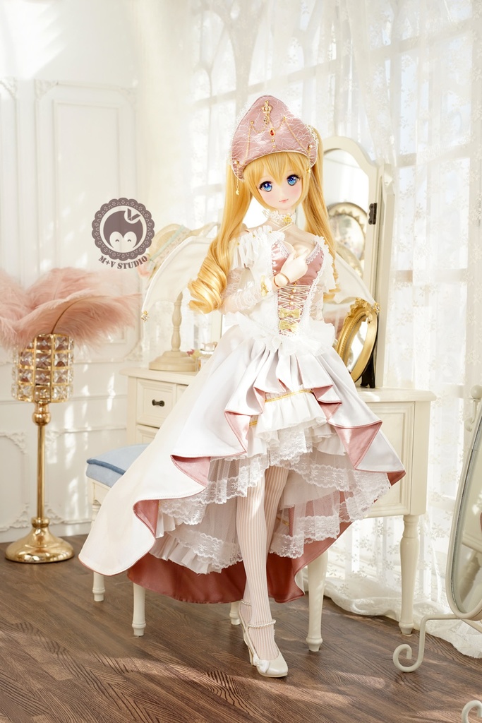 DD(L/寄せ胸)、DDdy、純潔な女王ヴァンパイアさんドレス10点セット★