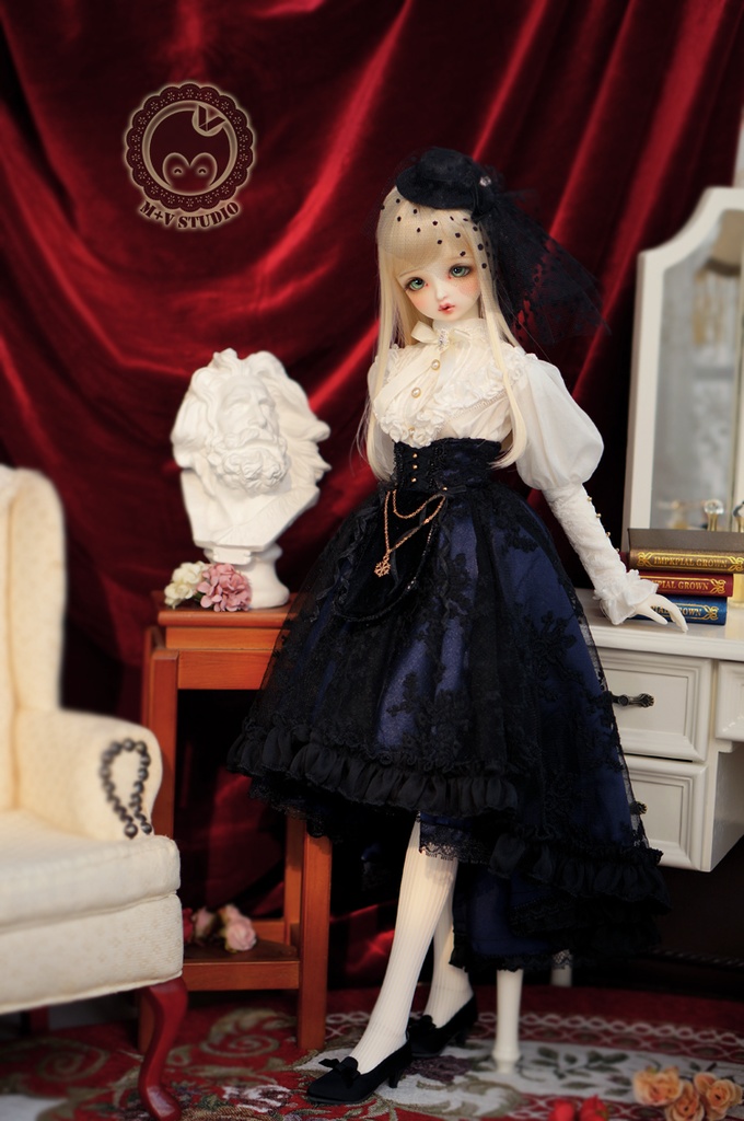 DD(L/寄せ胸)、DDS(L胸)ゴシックドレス6点セット