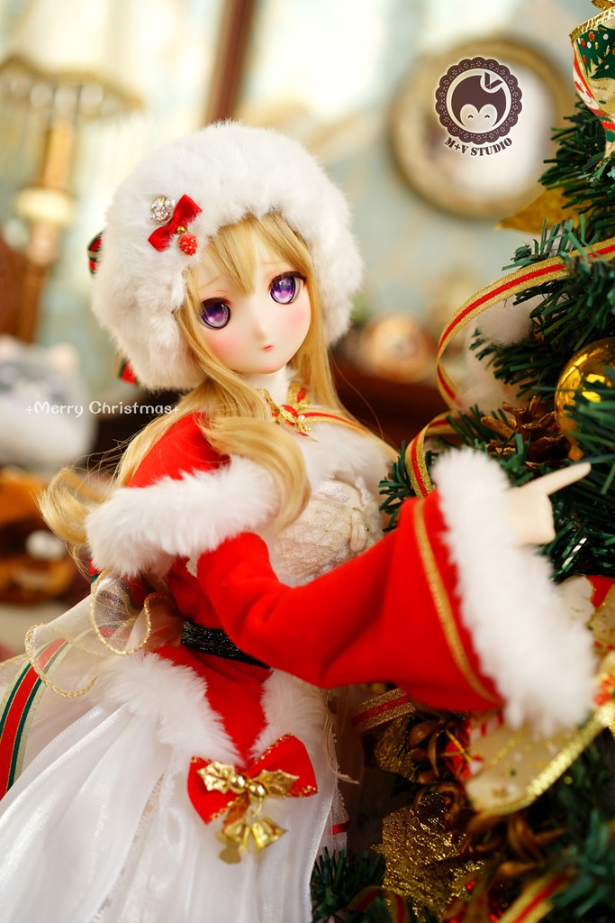 DD (L胸)、DDdy、雪の少女クリスマス衣装9点セット