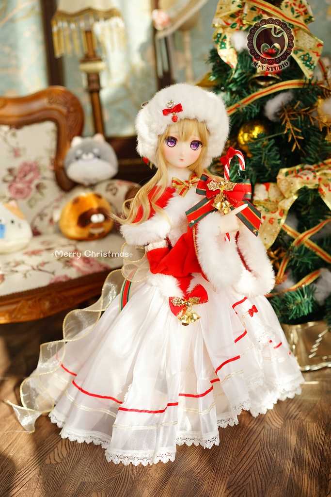 DD (L胸)、DDdy、雪の少女クリスマス衣装9点セット