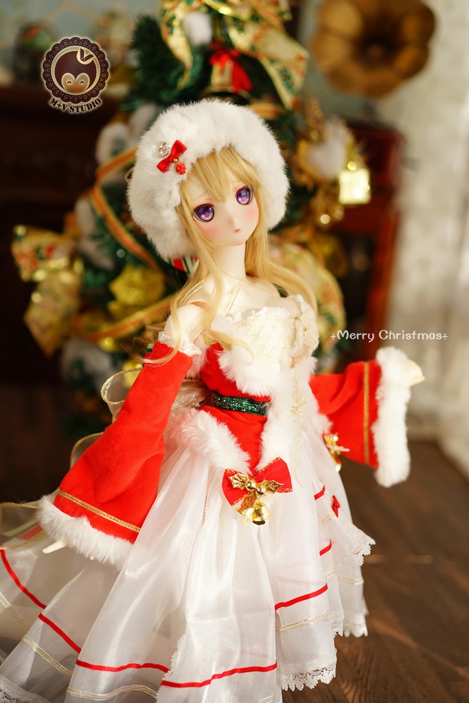 DD (L胸)、DDdy、雪の少女クリスマス衣装9点セット