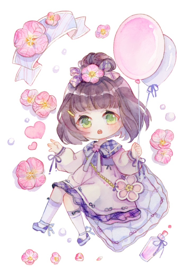 MDD(S胸)、MSD、kumakoサイズ、おどきの国の女の子ワンピース5点セット