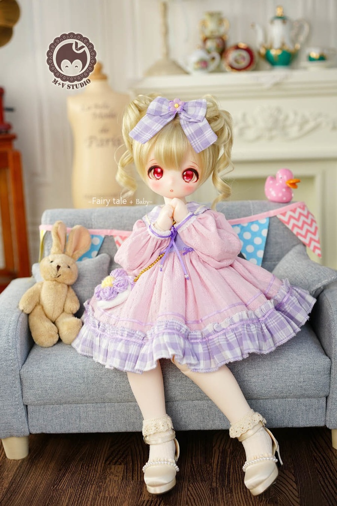 MDD(S胸)、MSD、kumakoサイズ、おどきの国の女の子ワンピース5点セット