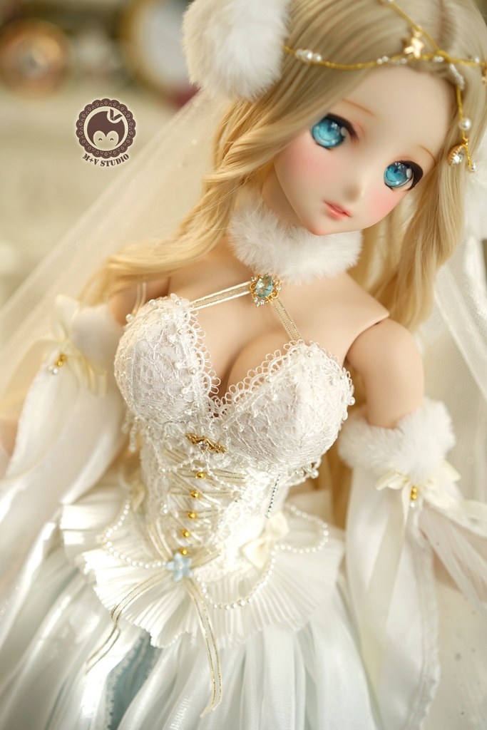 タイムセール！】 MDD（SorL胸）☆雪の女王豪華ドレス１１点セット 