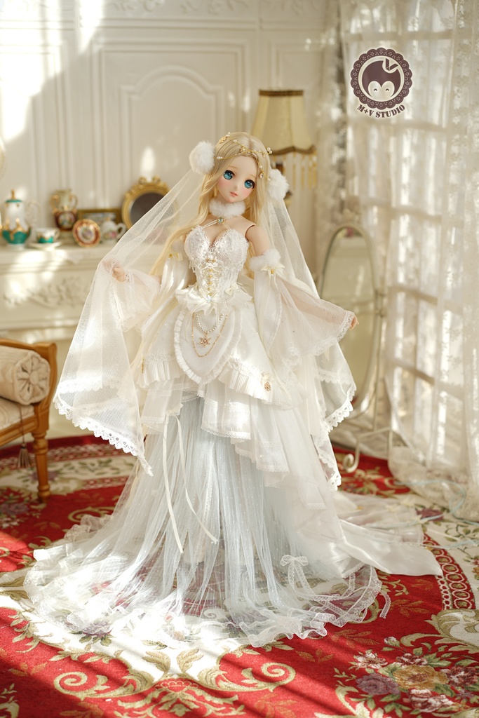 MDD（SorL胸）☆雪の女王豪華ドレス１１点セット-