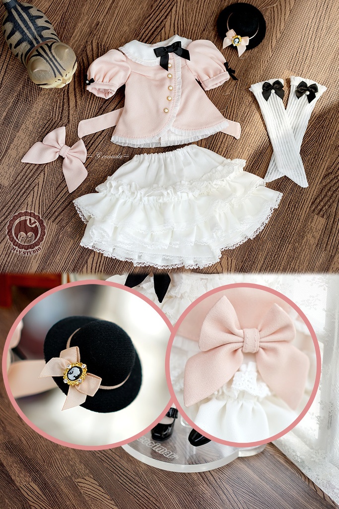 【喵屋ニャンハウス】MSD.MDD(S/M)用洋服5点セット