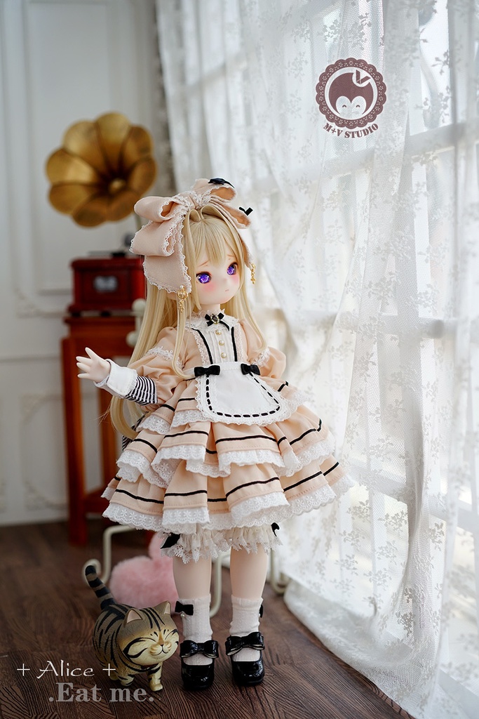【喵屋ニャンハウス】-Alice-Eat me.MSD.MDD(S/M)用洋服5点セット