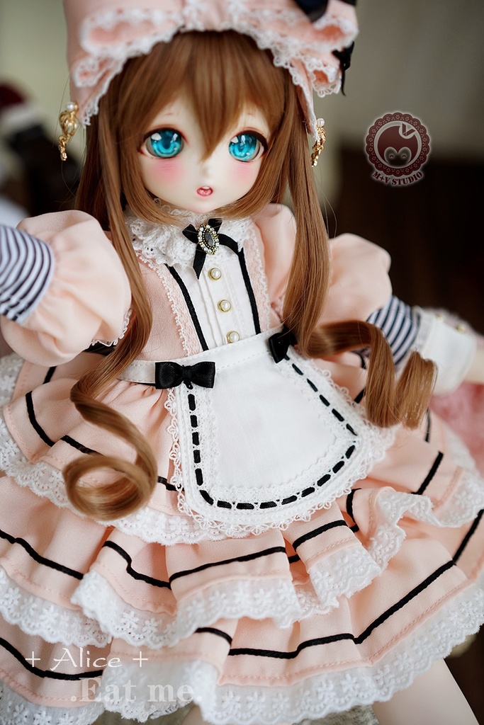 【喵屋ニャンハウス】-Alice-Eat me.MSD.MDD(S/M)用洋服5点セット
