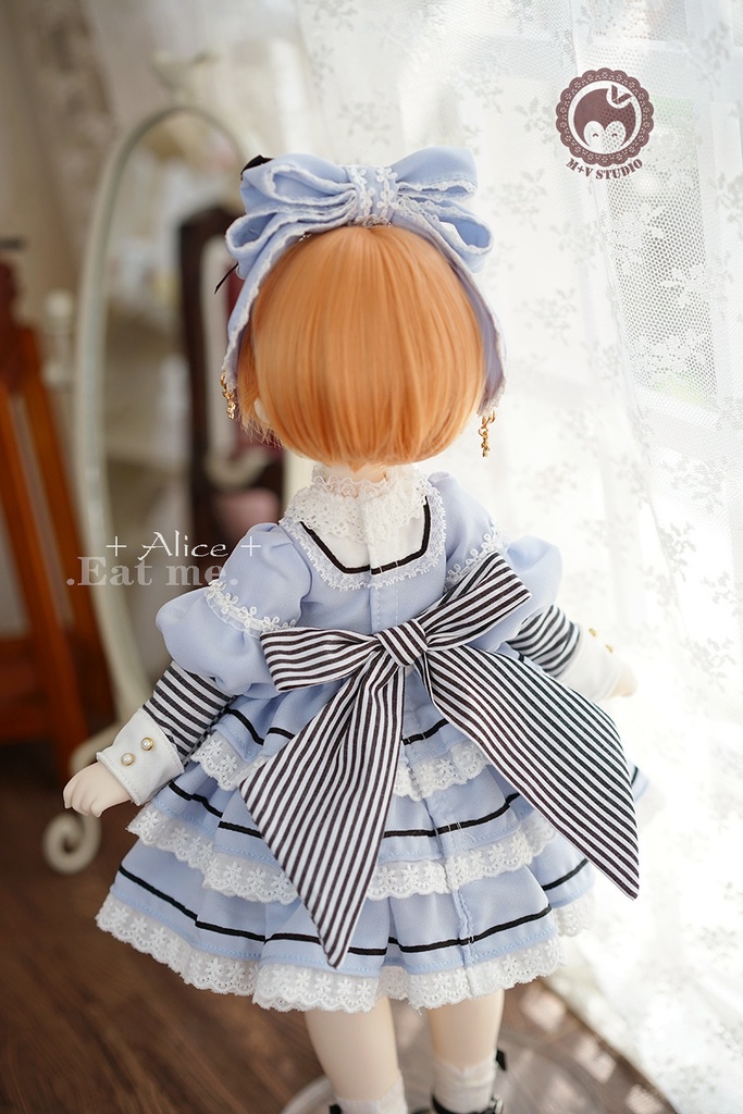【喵屋ニャンハウス】-Alice-Eat me.MSD.MDD(S/M)用洋服5点セット