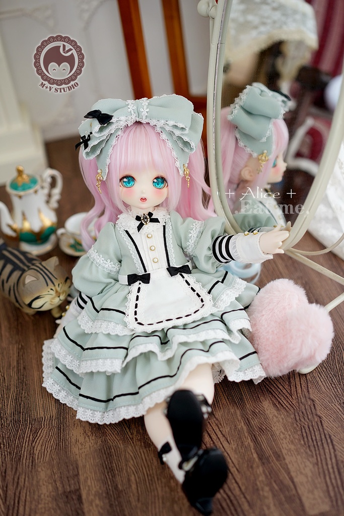 【喵屋ニャンハウス】-Alice-Eat me.MSD.MDD(S/M)用洋服5点セット