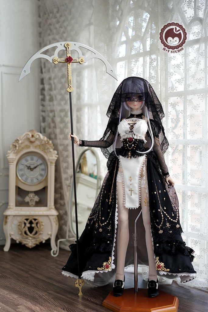 【喵屋ニャンハウス】黯の女神官DD DDS(L/M),DDDY AS58 AS62用洋服10点セット