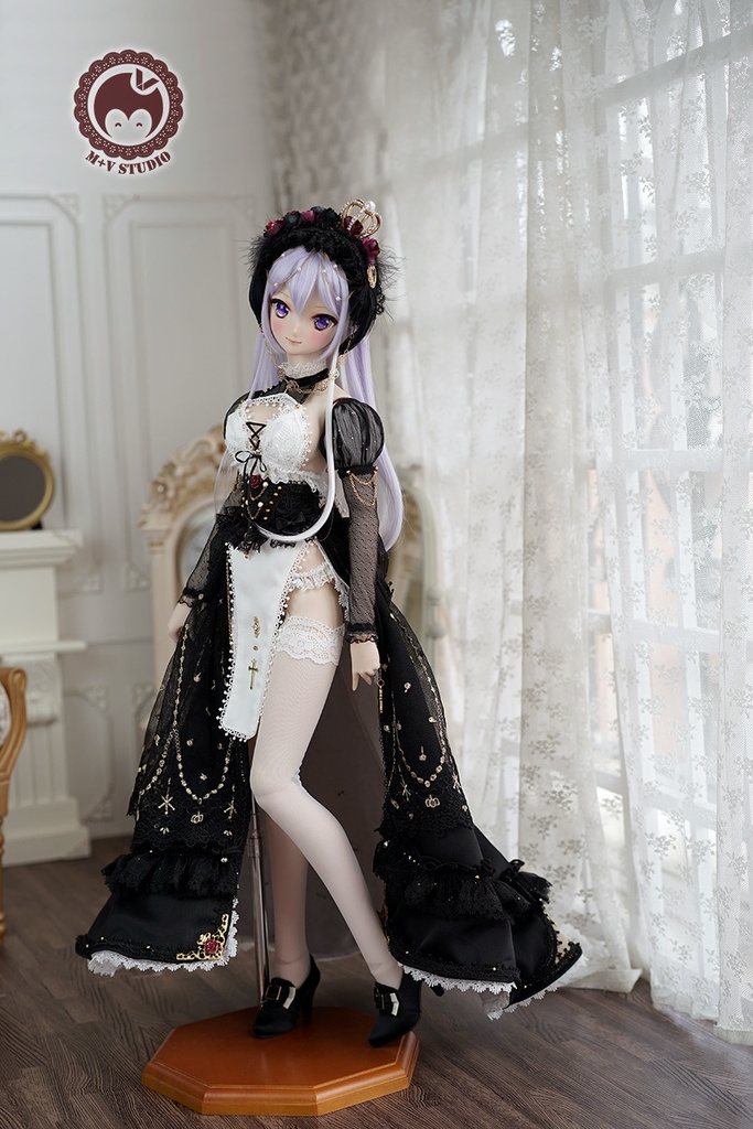 【喵屋ニャンハウス】黯の女神官DD DDS(L/M),DDDY AS58 AS62用洋服10点セット