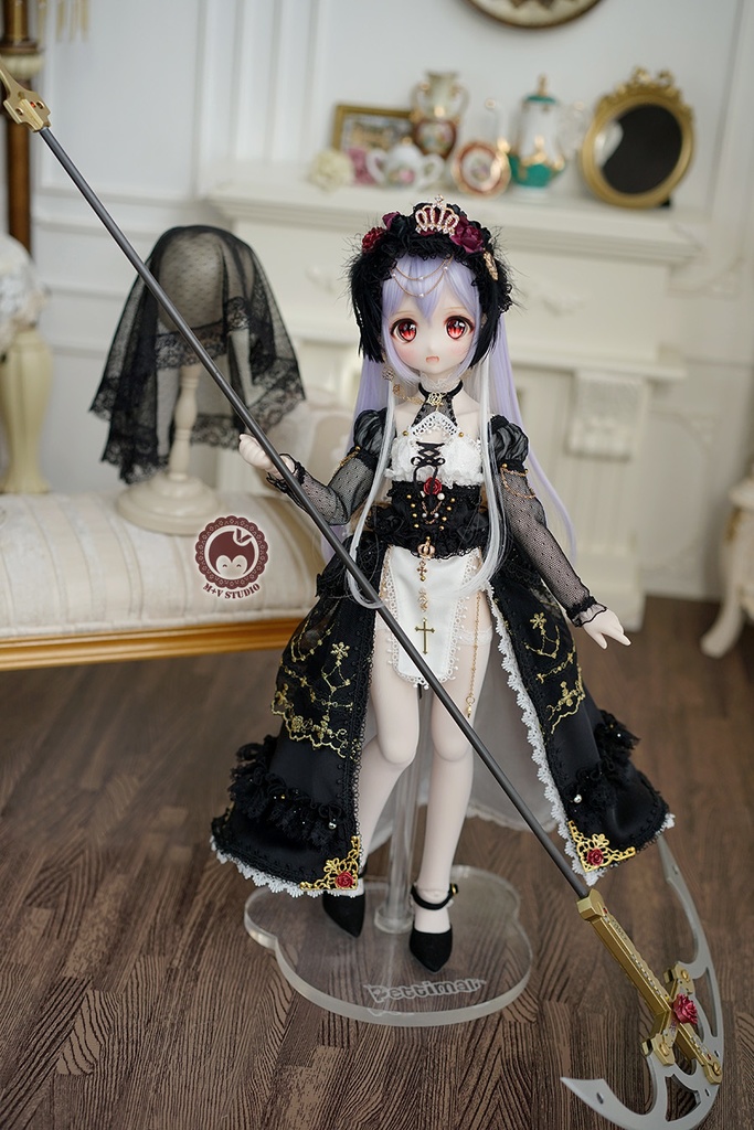 【喵屋ニャンハウス】黯の女神官MDD KUMAKO PUYOODOLL（S/M胸）用洋服10点セット