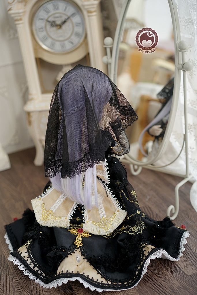 【喵屋ニャンハウス】黯の女神官MDD KUMAKO PUYOODOLL(S/M胸)用洋服10点セット