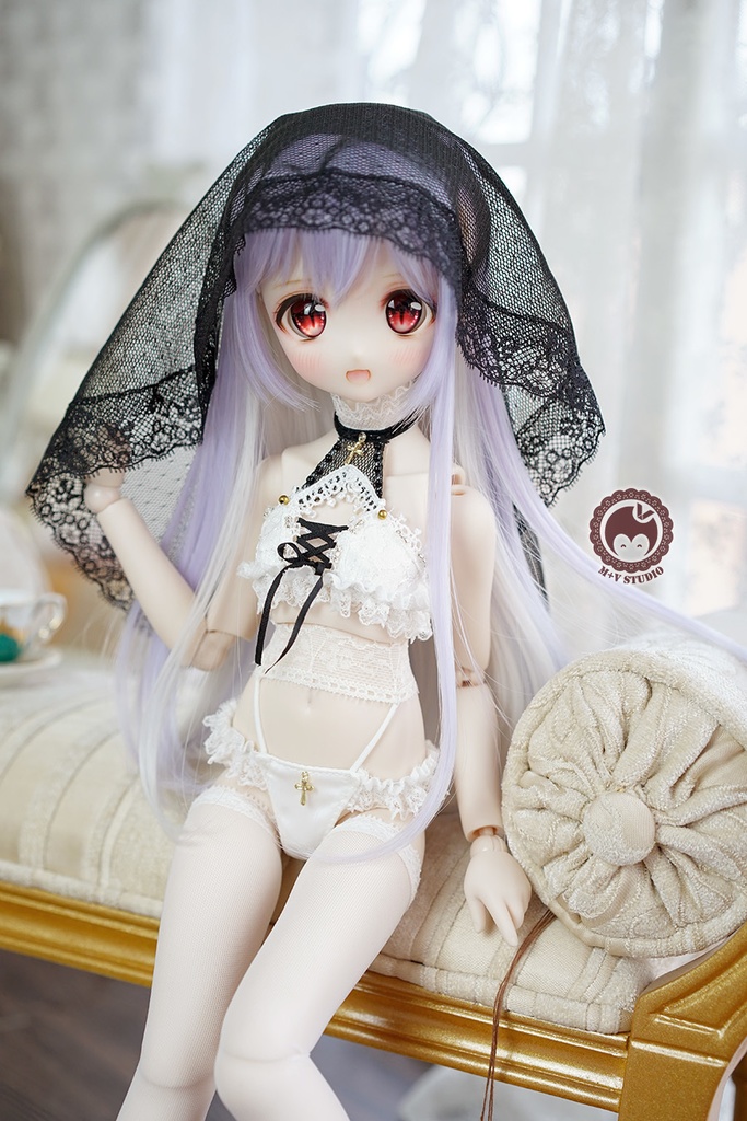 【喵屋ニャンハウス】黯の女神官MDD KUMAKO PUYOODOLL(S/M胸)用洋服10点セット