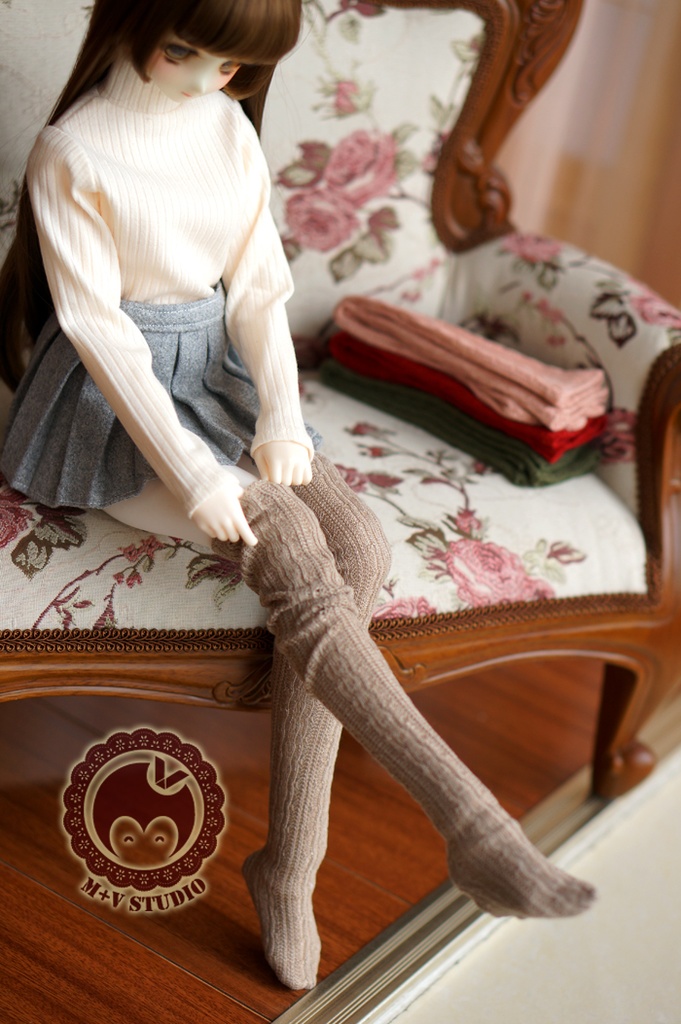 【喵屋ニャンハウス】MSD,MDD,SD/DD用冬日ソックス1/3 1/4BJD