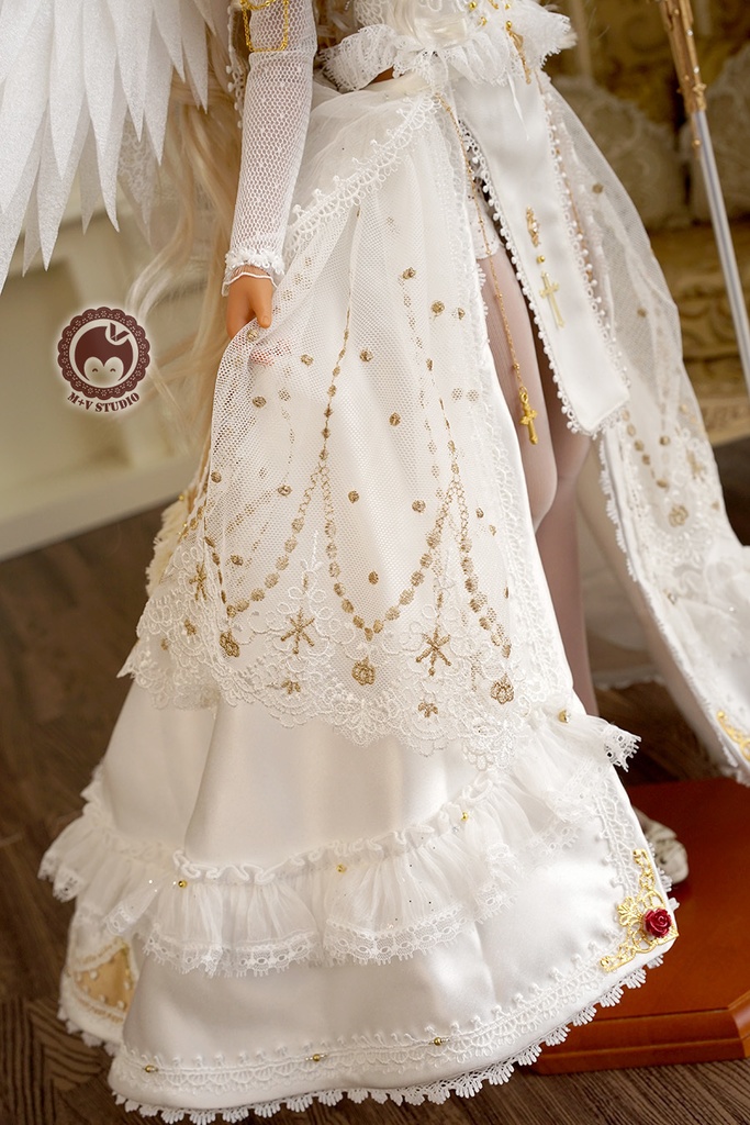 【喵屋ニャンハウス】智天使の女神官DD DDS(L/M),DDDY AS58 AS62用洋服10点セット