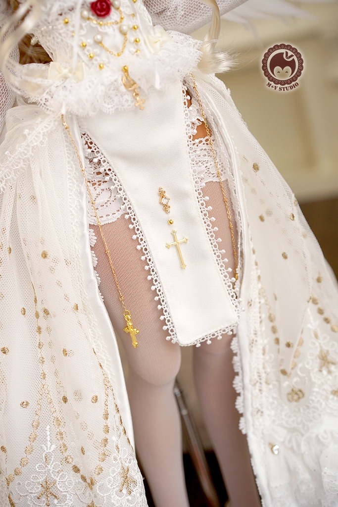 【喵屋ニャンハウス】智天使の女神官DD DDS(L/M),DDDY AS58 AS62用洋服10点セット