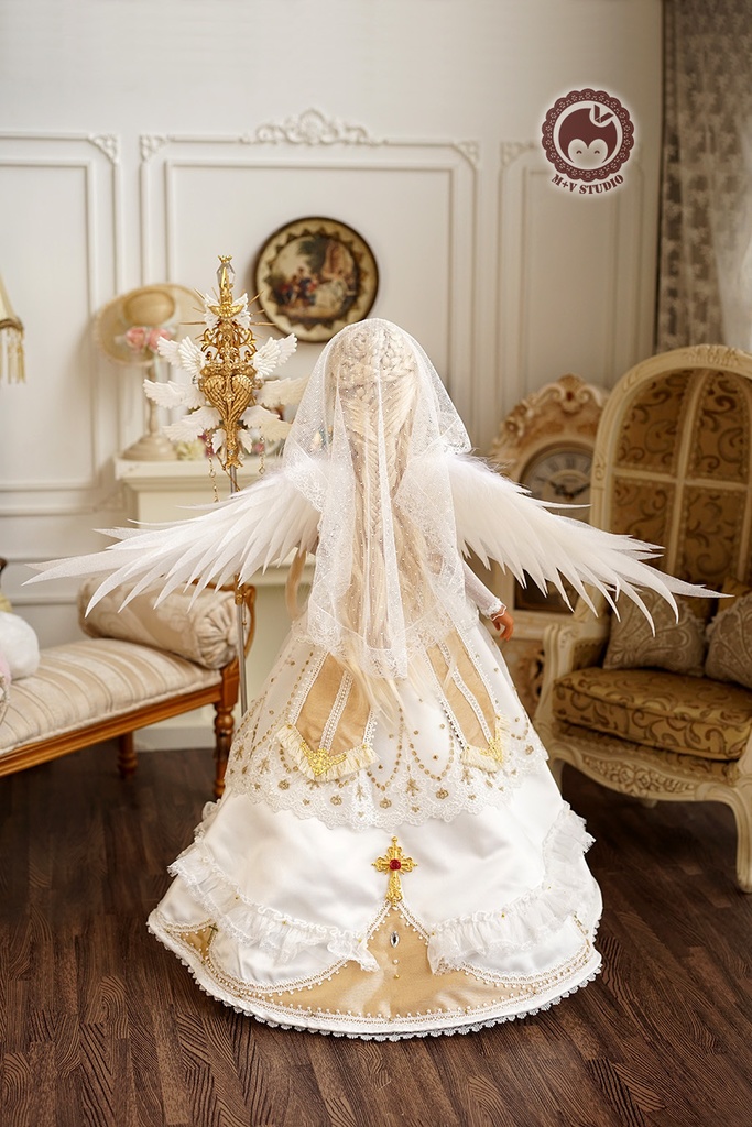 【喵屋ニャンハウス】智天使の女神官DD DDS(L/M),DDDY AS58 AS62用洋服10点セット