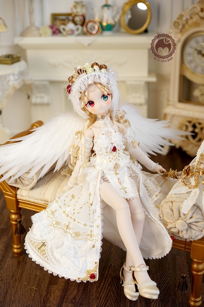 【喵屋ニャンハウス】智天使の神官MDD KUMAKO PUYOODOLL(S/M胸)用洋服10点セット