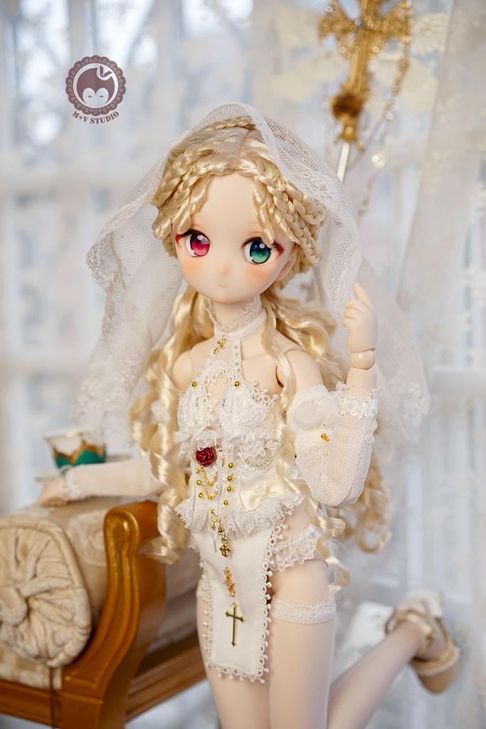 【喵屋ニャンハウス】智天使の神官MDD KUMAKO PUYOODOLL(S/M胸)用洋服10点セット