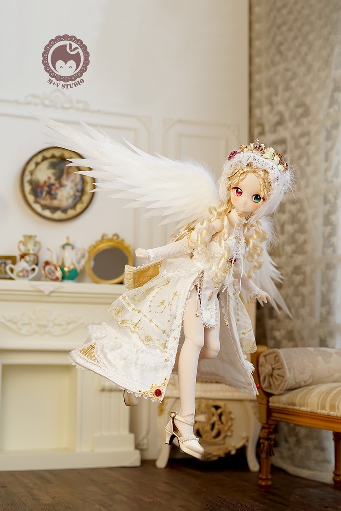 【喵屋ニャンハウス】智天使の神官MDD KUMAKO PUYOODOLL(S/M胸)用洋服10点セット