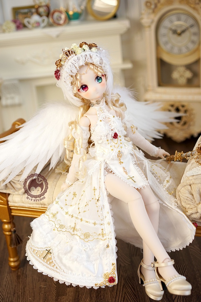 【喵屋ニャンハウス】智天使の神官MDD KUMAKO PUYOODOLL(S/M胸)用洋服10点セット