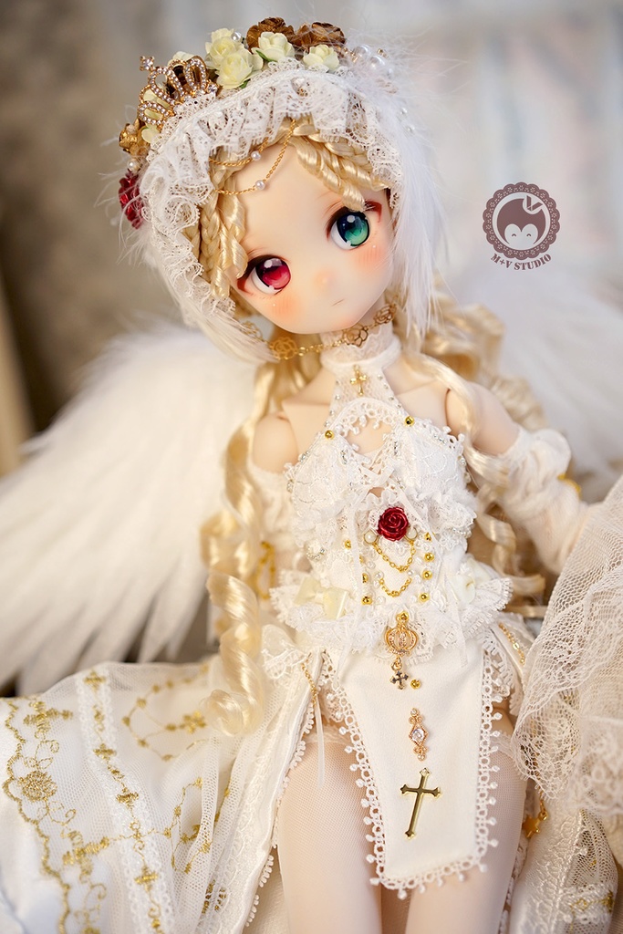 【喵屋ニャンハウス】智天使の神官MDD KUMAKO PUYOODOLL(S/M胸)用洋服10点セット