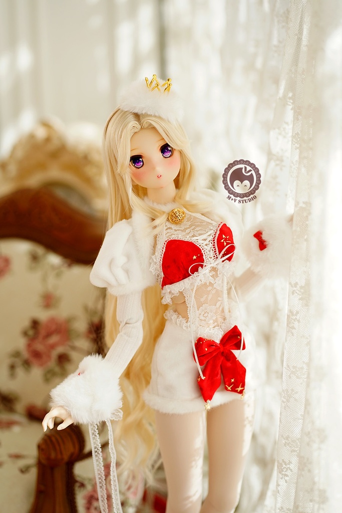 【ニャンハウス】-霜花の旋律-DD DDS(L/L聚拢)用洋服10点セット