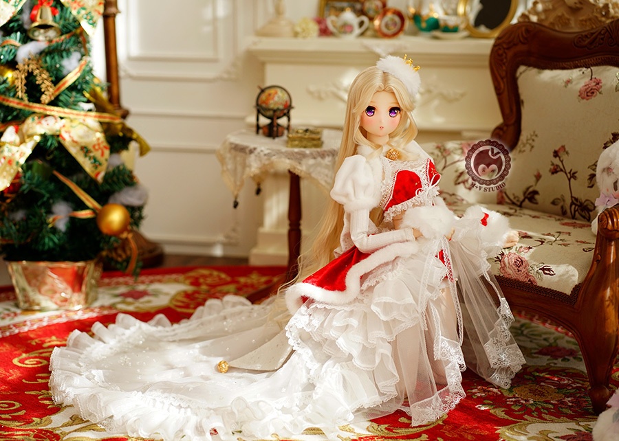 【ニャンハウス】-霜花の旋律-DD DDS(L/L聚拢)用洋服10点セット