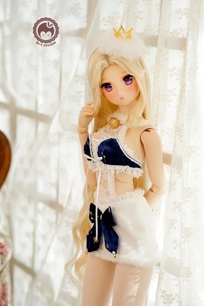 【ニャンハウス】-霜花の旋律-DD DDS(L/L聚拢)用洋服10点セット