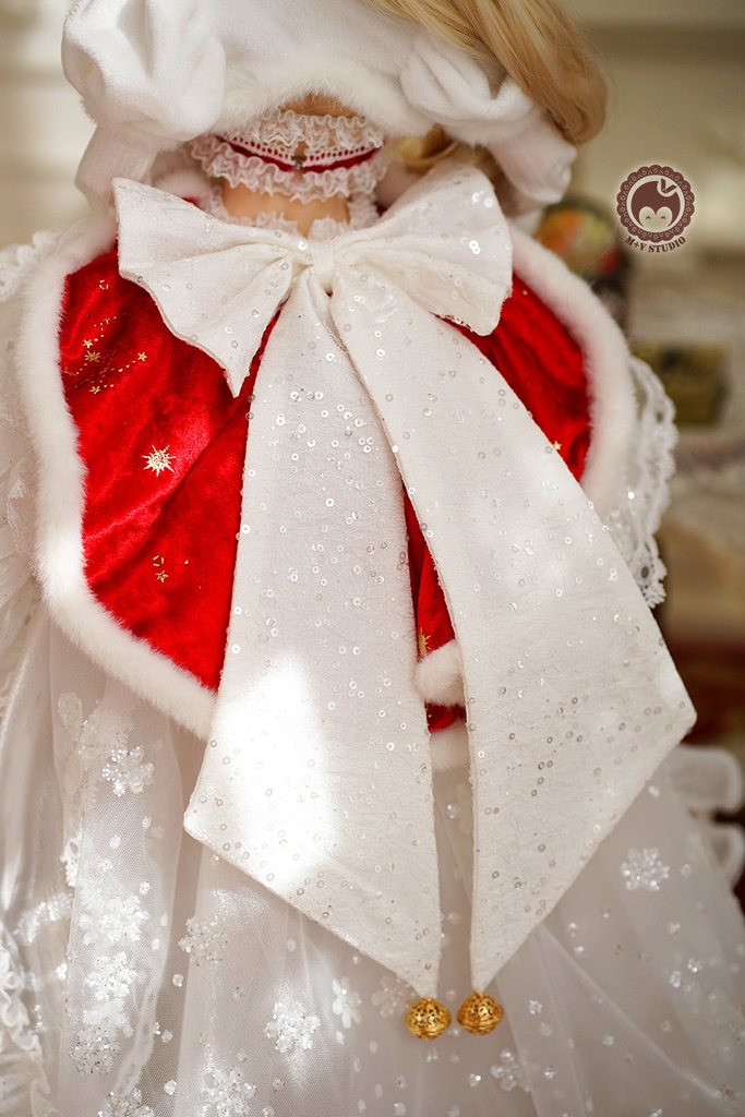 【ニャンハウス】-霜花の旋律-DD DDS(L/L聚拢)用洋服10点セット