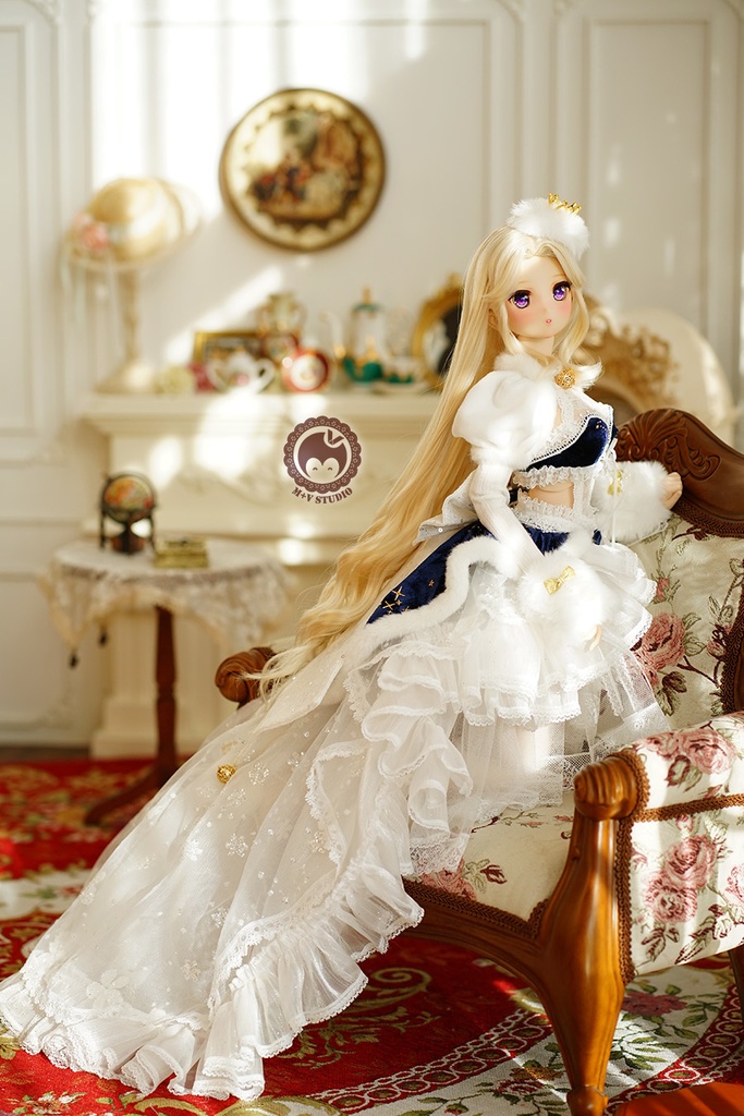 【ニャンハウス】-霜花の旋律-DD DDS(L/L聚拢)用洋服10点セット