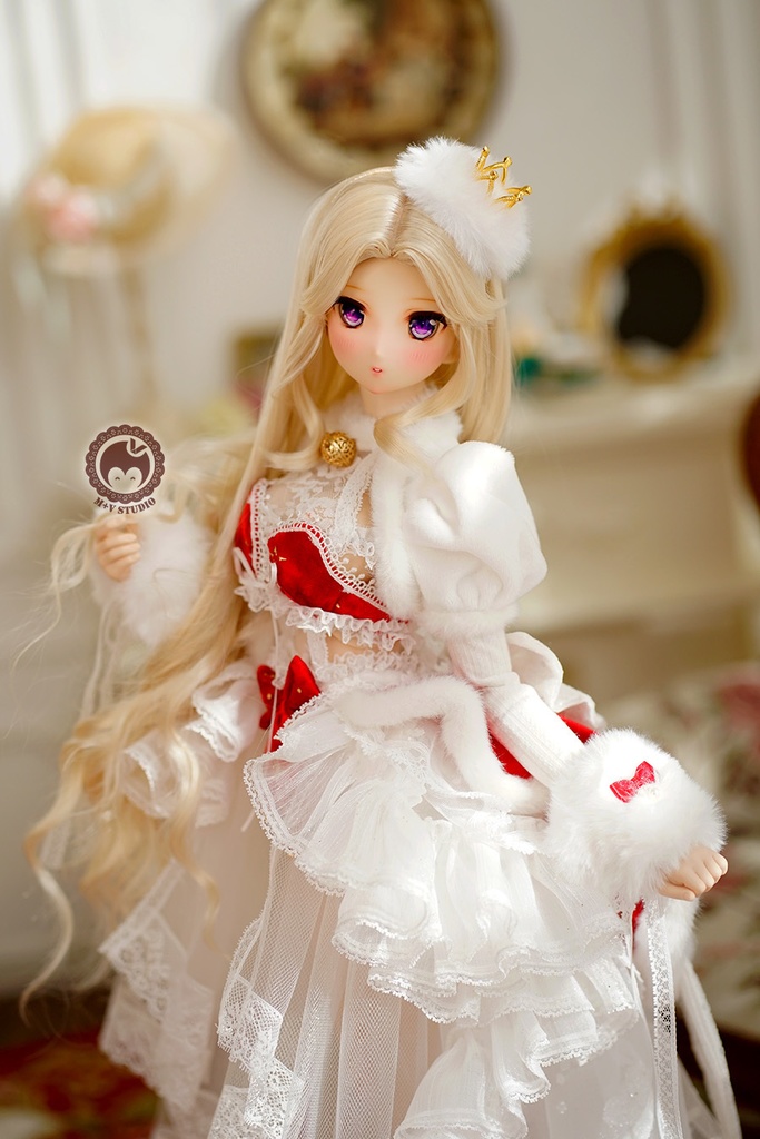 【ニャンハウス】-霜花の旋律-DD DDS(L/L聚拢)用洋服10点セット