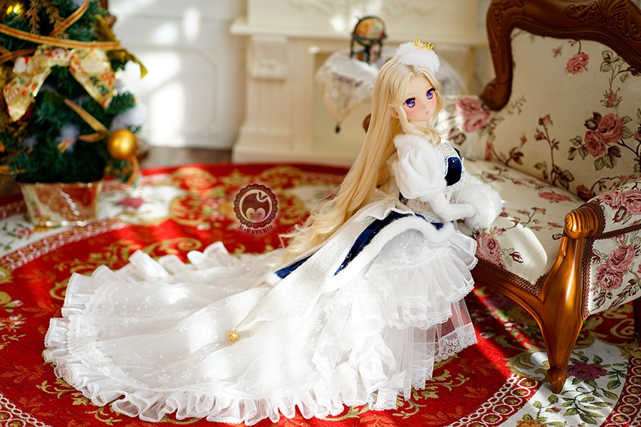 【ニャンハウス】-霜花の旋律-DD DDS(L/L聚拢)用洋服10点セット