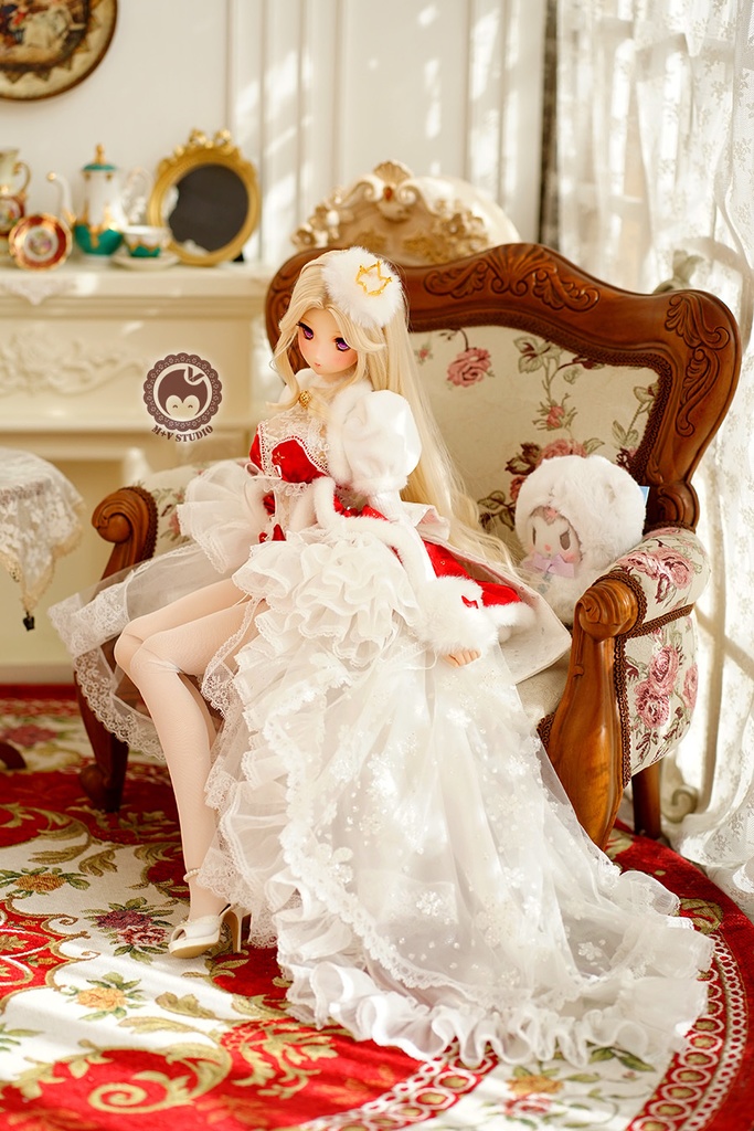 【ニャンハウス】-霜花の旋律-DD DDS(L/L聚拢)用洋服10点セット