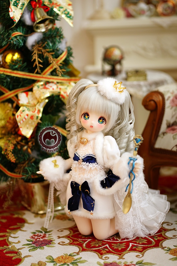 撮影用小道具(ナイフとフォークスプーン)DD SD BJD MDD MSD PUYODOLL3分4分