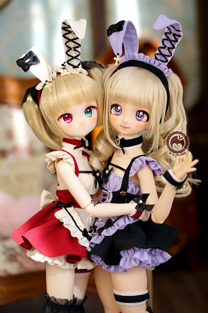 ユグンミウサギ】MDD（S.M.L胸）MSD PUYOODOLL洋服8点 - 喵屋Mv+Studio