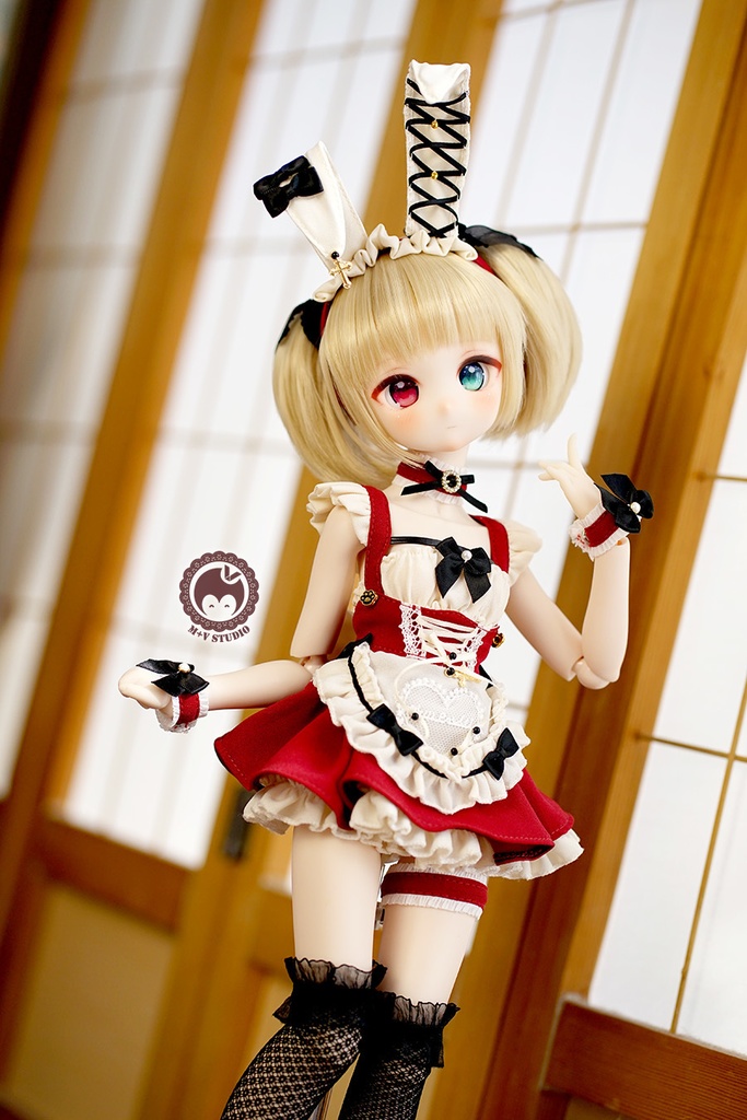 【ユグンミウサギ】MDD(S.M.L胸)MSD PUYOODOLL洋服8点