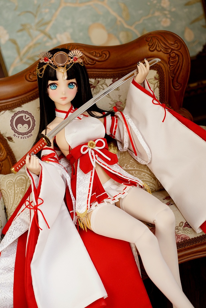 【雪月姬】DD2 DD3 DDS DDDY（S.M.L胸）洋服用洋風女巫着物9点セット