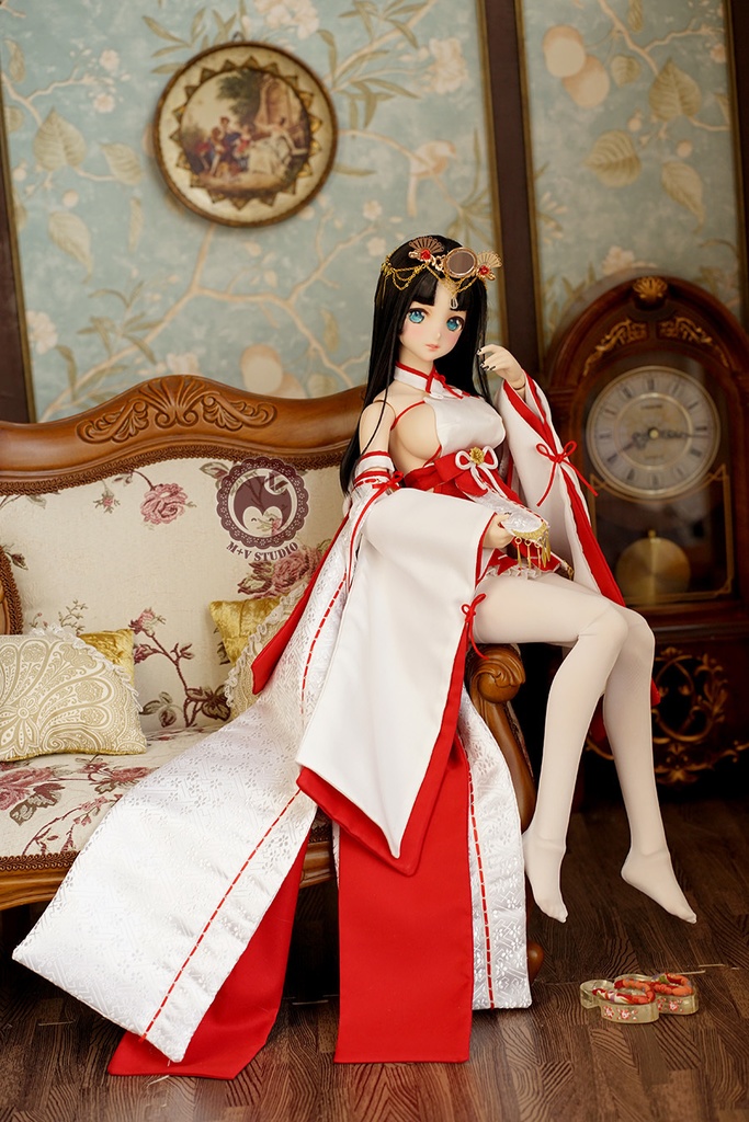 【雪月姬】DD2 DD3 DDS DDDY（S.M.L胸）洋服用洋風女巫着物9点セット