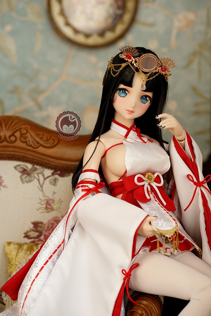 【雪月姬】DD2 DD3 DDS DDDY（S.M.L胸）洋服用洋風女巫着物9点セット