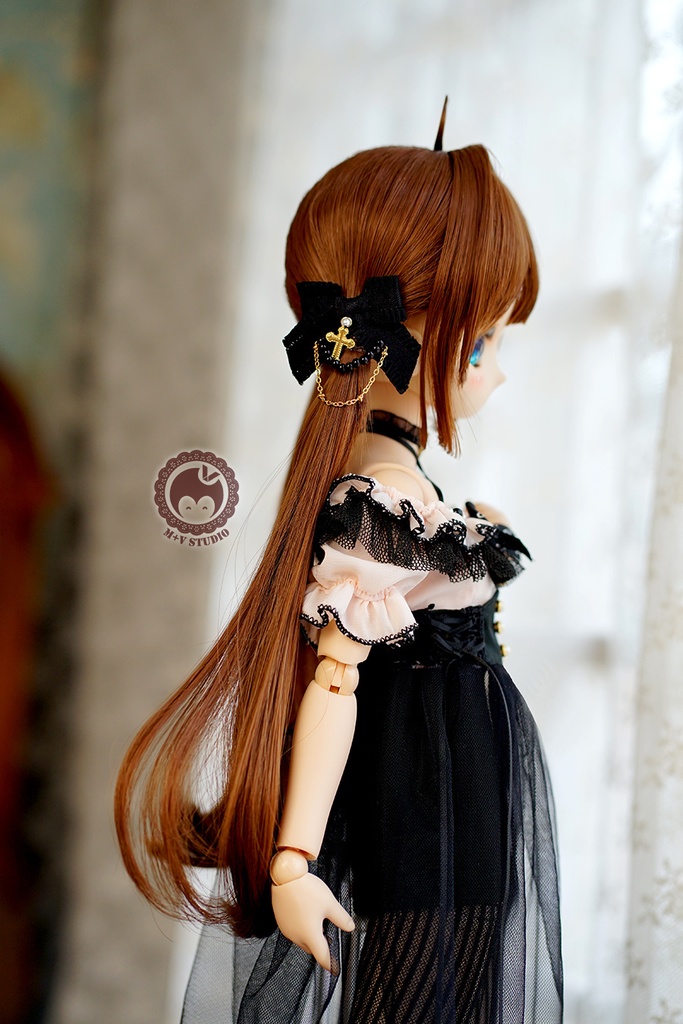 【喵屋ニャンハウス】黯黑糖 MSD,MDD,Kumako用洋服6点セット（2色あり）