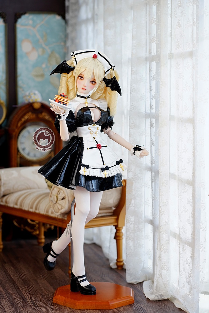 【悪魔メイド-リリム】DD(L),L寄せ胸 DDDY,SDGR女用洋服9点セット洋服9点