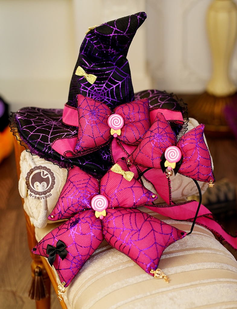 【喵屋ニャンハウス】クモ魔女DDDY DDs dd3 dd2 dds(\L胸,L聚拢)SD16用洋服10点