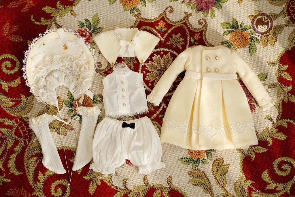 【ANNA】MDD(S/M),PUYOODOLL,MSD(SDM,1/4bjd)用洋服7点セット(6色あり)