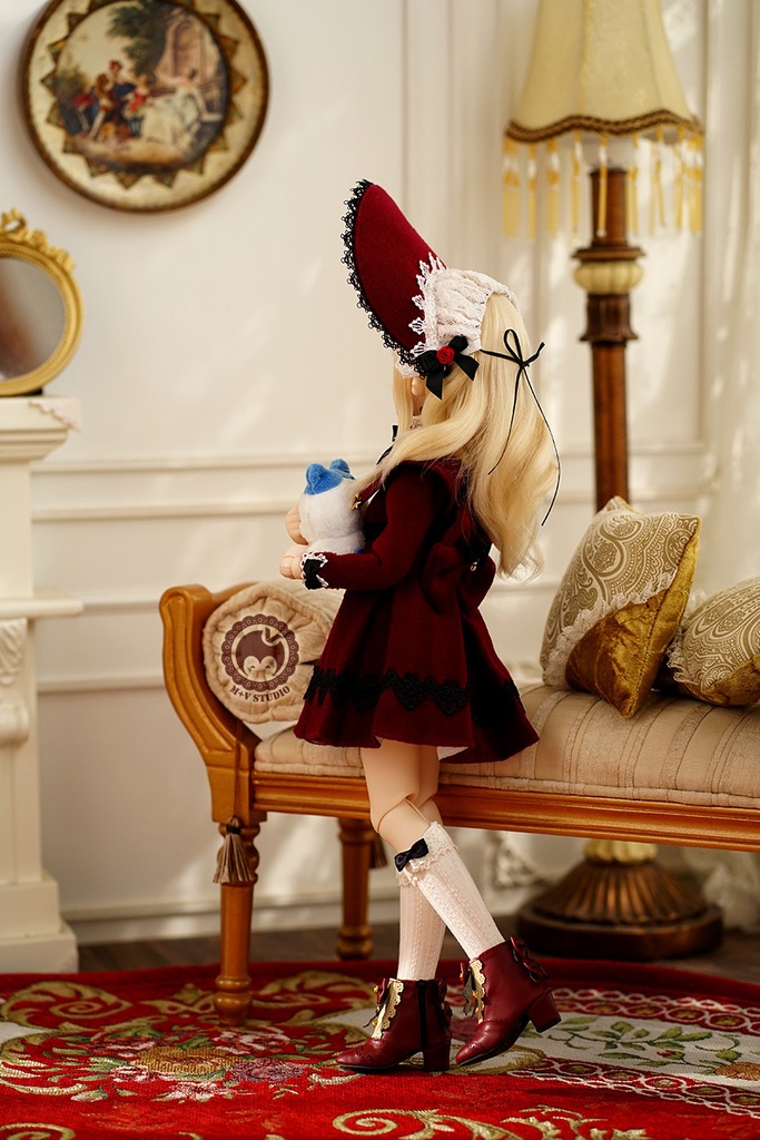 【ANNA】MDD(S/M),PUYOODOLL,MSD(SDM,1/4bjd)用洋服7点セット(6色あり)