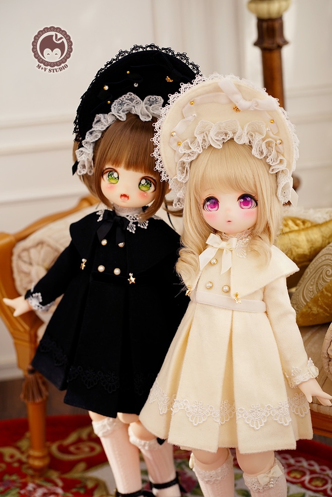 【ANNA】MDD(S/M),PUYOODOLL,MSD(SDM,1/4bjd)用洋服7点セット(6色あり)