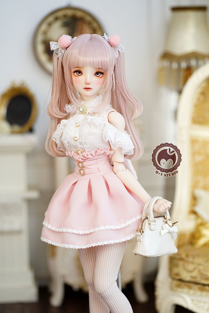 【白いちごです】服6点セットDD2 DD3 DDS DDDY(S.M.L胸)洋服