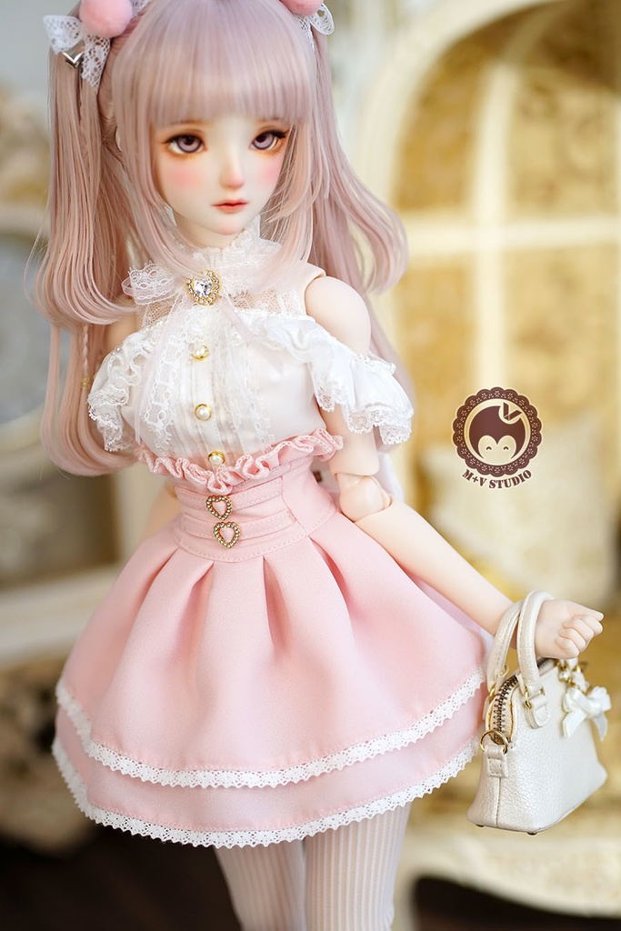 【白いちごです】服6点セットDD2 DD3 DDS DDDY(S.M.L胸)洋服